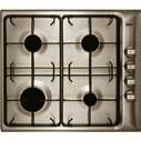Hobs Neff Gas Hob Cast iron pan supports Ignition via control knob Bevelled