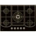 ignition AEG 5 Burner Gas on Glass Hob Front controls with LED display Cast