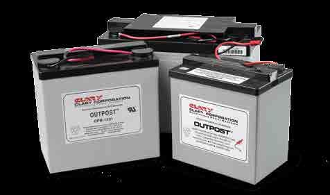 Outpost Batteries Designed for deep cycle, extreme temperature applications The Outpost batteries are designed for deep cycle, extreme temperature applications.