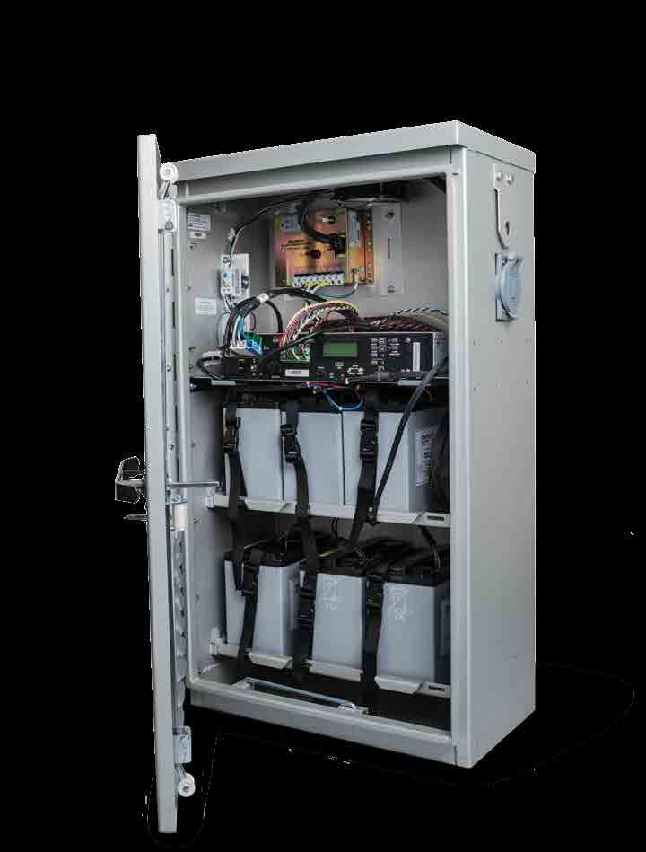 Enclosures Clary UPS peripheral cabinets are manufactured to the highest standards. Clary enclosures provide a safe watertight environment for traffic control systems.