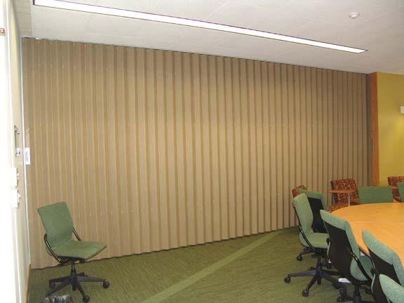 Partition Hufcor Acoustically Rated Folding Partition, Custom Finish: