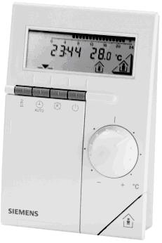 Knob for room temperature readjustments Using the knob of the QAW50, the room temperature setpoint of NORMAL heating can be readjusted by ±3 C.