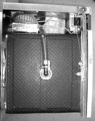 lower circulation pump (7) heater (18) Figure 13 capacitor Tubing, top arm fitting (64) door lock valves