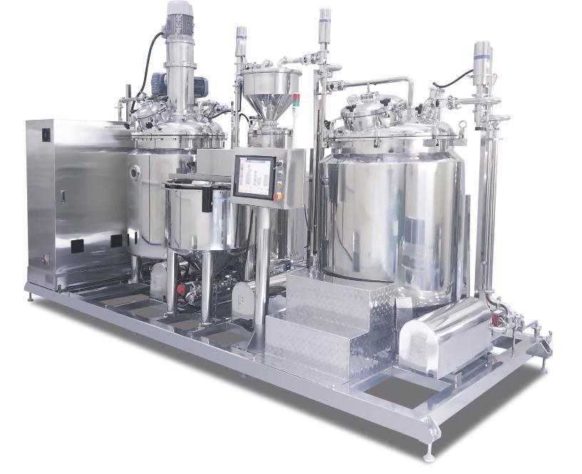 Paste Making System PMS FEATURES Automatic paste preparation system Each tank can be individually controlled (mixing, storage tank) Multi shaft mixer (Anchor type agitator with scraper & high speed