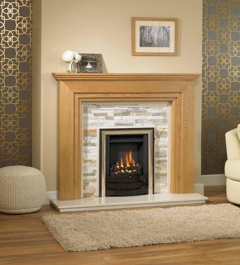 HILINE HE Superslim Gas Fire Trent HILINE HE Superslim The Trent HILINE HE Superslim at 89mm deep can be installed into just about any pre-cast flue.