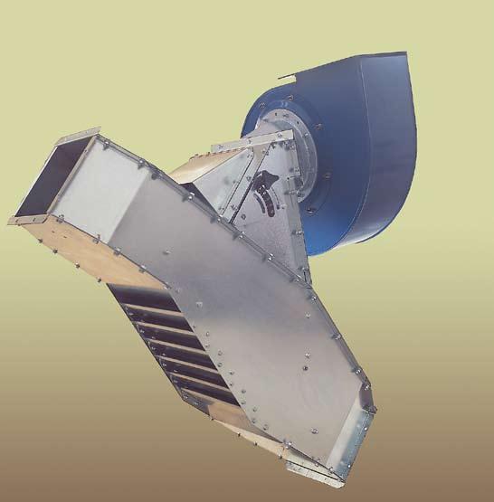 DRUM CLEANER - PA-I INCLINED ASPIRATION UNIT USE This aspirator is designed to remove light impurities from the grain.