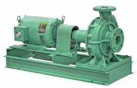 - 5 - FI Series Pumps End Suction Split Coupled Base/Frame Mounted GPM: 40-4,000 Head (ft): 10-380 HP: 1/3-200 SIZES: 1-1/4 10 Cast iron casing with integrally cast feet enables pump to be bolted to