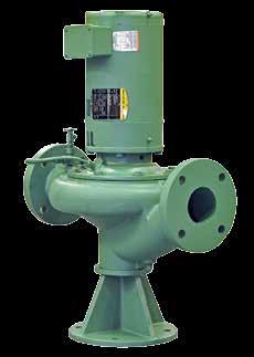 - 6 KS Series Pumps Vertical In-Line Split Coupled GPM: 40-12,000 Head (ft): 10-380 HP: 3/4-600 SIZES: 1-1/2 14 Designed for optimum performance and ease of