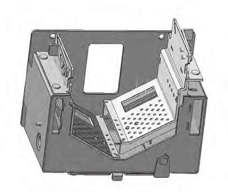 Slide the Flapper Door Hold down Tabs back (Figure 19). 10.