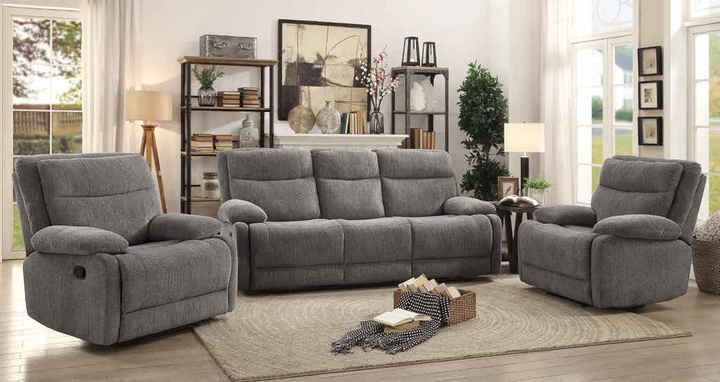 GREY JaSPER - FABRIC The Jasper provides an unforgettable relaxing experience and will help to create a nice, warm living room.