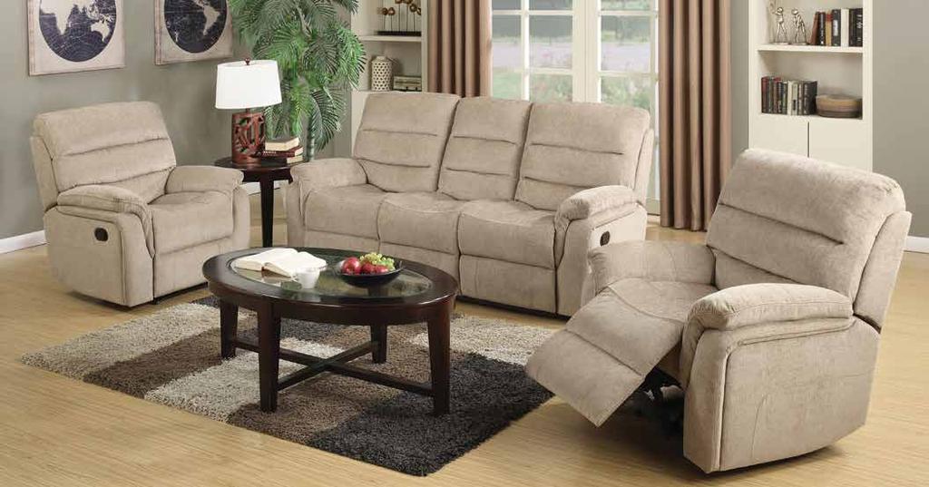 NELSON MINK Parker - fabric Traditional design and modern thinking, the Parker combines luxury fabric with reclining motion.