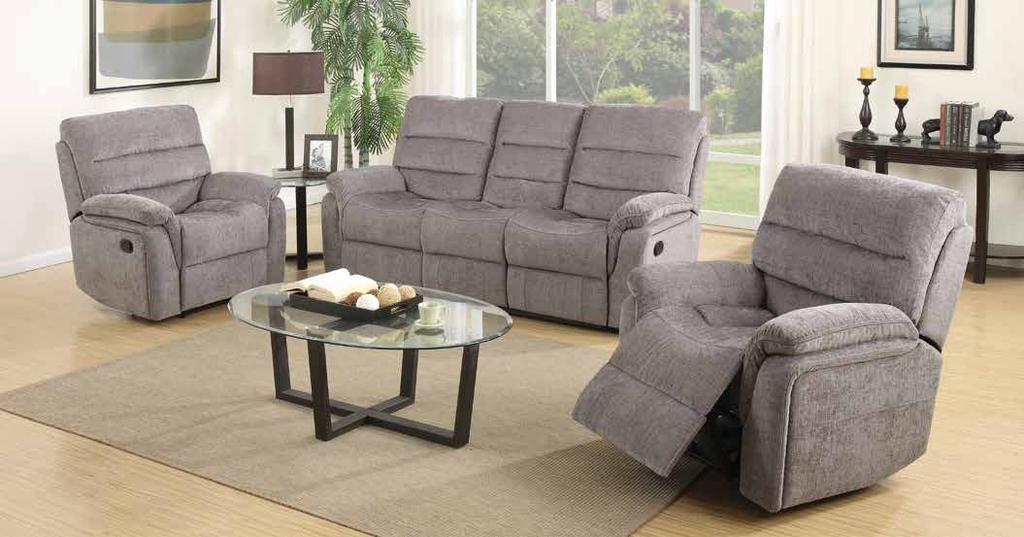 NELSON GREY Parker - fabric Traditional design and modern thinking, the Parker combines luxury fabric with reclining motion.