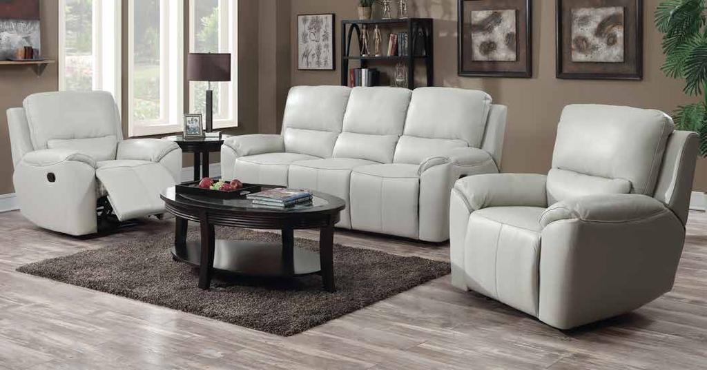 AVA - genuine leather Bring your living room to life with this full genuine leather suite. With style and quality, the Ava range has a soft feel and a superb authentic look.