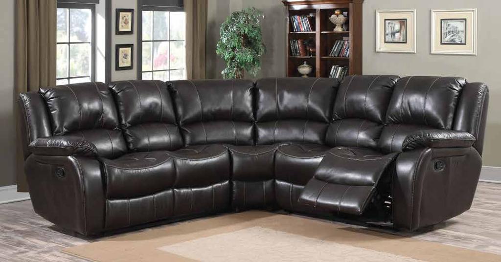 Avana sectional - FEEL FABRIC The Avana is a stunning collection, upholstered in our exclusive Feel Fabric (fabric that looks and feels like leather) with