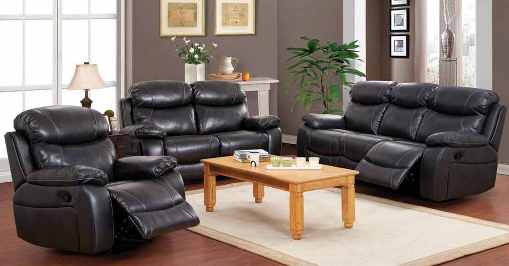 Langton - LEATHER GEL Sit back, chill, entertain, relax and more on this superbly cushioned Langton 3 + 2 + 1.