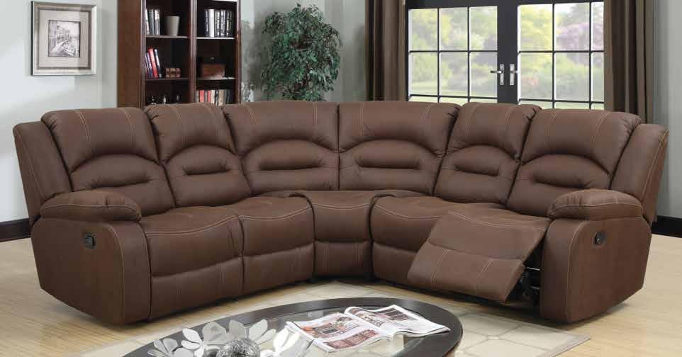 BROWN Novella sectional - Fabric Novella translates as just born and you ll feel exactly that when you sit on the luxuriously soft fabric that this range offers.