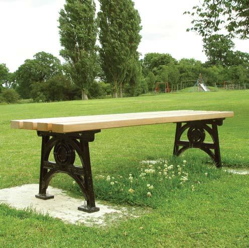 EASTGATE BENCH RANGE 480 490 The Eastgate bench is a heavy duty Victorian-style cast iron and timber bench designed to complement the standard seating range of the same name.