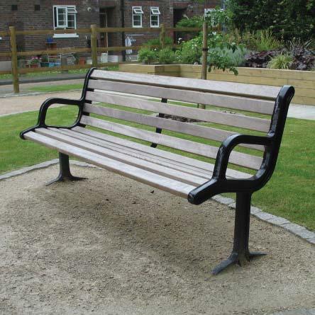 NEW FOREST SEAT & BENCH RANGE The New Forest range of seating products are characterised by their understated design, using the traditional seating materials of cast iron and timber, but in a much