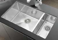 large Jumbo sinks with removable mini bowl, colander and accessories.