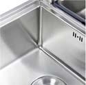 Contemporary Sink Models. 15mm Radius. 300mm Deep Bowls. 1.2 Stainless 18/10 304 Stainless.