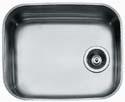Traditional styled undermount sinks in various sizes, offering