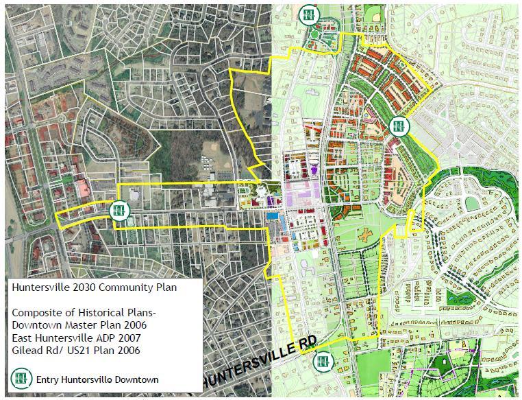 Gilead Road/US-21 Transportation and Land Use Vision Small Area Plan (2006) This plan offered street improvement recommendations for a small western portion of the Downtown area.