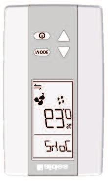 M o d e l 6112 2 7 Electronic humidistat with liquid crystal display Room temperature Relative humidity setpoint Operating mode Change operating mode.
