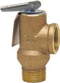 OUTLET OTHER VALVES AVAILABLE RELIEF SETTING: 150# AND/OR 210 F MALE FEMALE INLET OUTLET 3/4 3/4 #100XL 100,000 B.T.U. 3/4 3/4 #L100XL LONG SHANK 100,000 B.