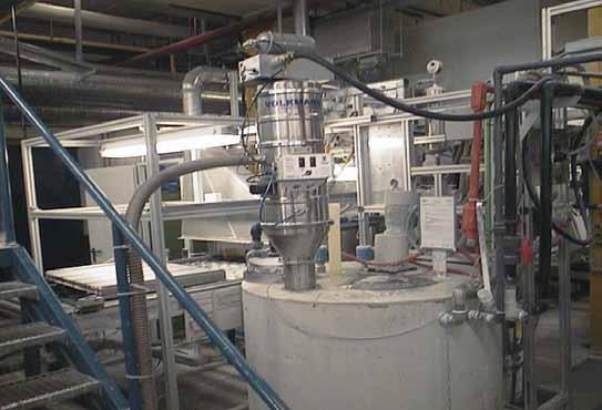 Chemical Applications Volkmann vacuum conveyors are ideal for the transfer of all types of chemicals to reactors, mixers or process from: Paper Sacks Bulk Bags And we can do it: Cleanly Safely