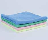 CLEANING CLOTHS IN DISPENSER Semi-disposable, colour coded cleaning cloths in