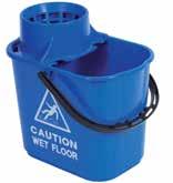 litre compartment bucket to separate clean and soiled