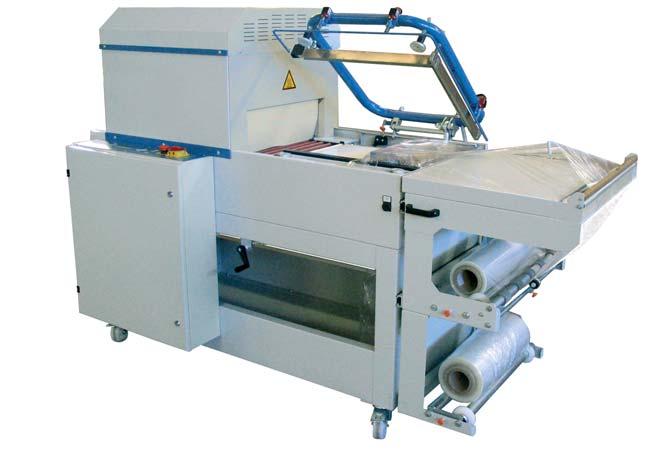 6 SHRINK WRAP EQUIPMENT IC 4520 MVR / MVRE / APM / APT IC 6830 MVR / MVRE / APM / APT The Dem ICARE L-sealer / shrink tunnel combinations are high-quality machines for large production quantities.