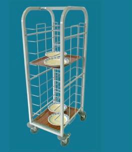 Tray Clearing Trolley - Single 10 tier height, stainless steel finish TCT110SS 12 tier height, stainless steel finish TCT112SS 10 tier height, epoxy coat finish TCT110MS 12 tier height, epoxy coat