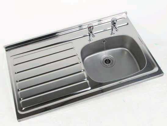 Jura - Café Catering sink 600mm wide Jura Satin finish café catering sinks with 600mm projection from wall are ideal for applications where space is at a premium and the user is looking for a