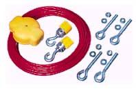bolt and rope Up to 300mm of rope adjustment Up to 75m rope length No special tools required Order-No.