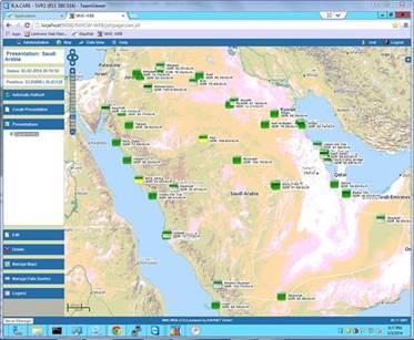 Monitoring center software - NMC NMC Client WEB-GIS Standardised