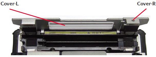 The connector type should be set to the right-most position so that sleeve tube moves the heater as closely as possible. 3) Activate the heater after placing the fiber.