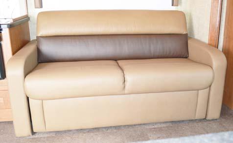 Pull sofa seat UP and OUT.