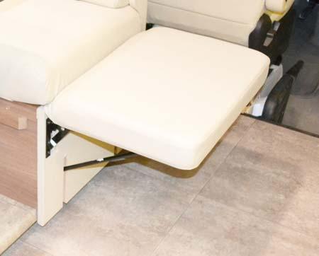 Pull the table leg tube from the floor or table socket and store beneath dinette seat. 4. Place the table top onto the ledge of the dinette seat. 2.