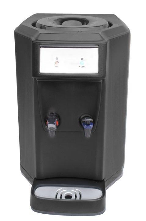 Puritech Floor B - Free Standing Water Dispenser - Stainless Steel Water Tank - Low Noise Design - Anti-Bacterial Material - 2L Cold Water per hour - 5L Hot Water per hour