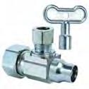 Water Supplies and Plumbing Accessories Sillcocks Anti-Siphon Frost Free Sillcock Stop Valves Quarter Turn Straight Supply Stop 1/4 Turn Model Size Connection S333420-3010 1/2 x 10 S333420-3008 1/2 x