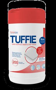 THE ALL NEW TUFFIE WIPES RANGE The new range of Tuffie cleaning and sanitising wipes has been developed to be even more effective.