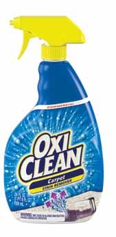 OxiClean Carpet Stain Remover Get the messes out quickly and easily.
