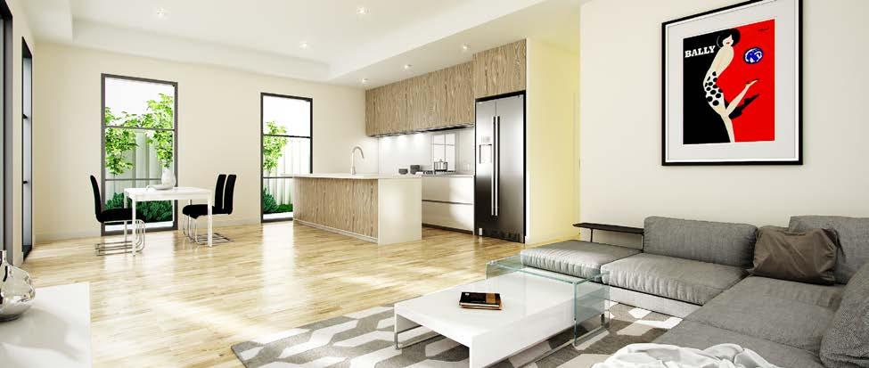 living area and large bathrooms that make the most of natural ventilation and sunlight.