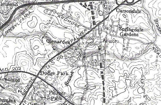 Glenarden-PG: 72-026/ PG: 73-026 11 North Map 3: Glenarden, 1961 Map