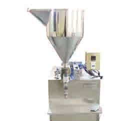 Machines designed and developed as per cgmp Shut off nozzle for drip proof filling and hot jaw tube sealing.