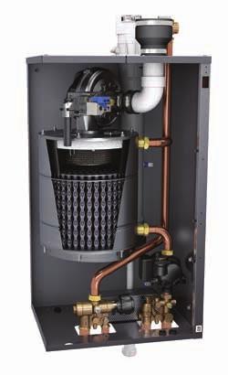 Lochinvar s legendary reliability and performance are now available for apartments and homes, where the combi boiler s next-generation fire tube design can provide hot water supply and space heating