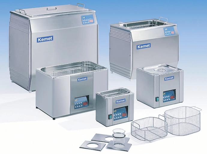 K e m e t Cl e a n i n g Sy s t e m s The Kemet range of Ultrasonic Systems for cleaning precision parts Kemet Ultrasonic Cleaning Tanks are constructed from stainless steel, and are designed for