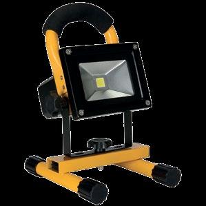 The quality design of the floodlight offers a stable light output that give even light distribution at 120 degrees. This unit has up to 40,000 hrs of usable light with no maintenance costs.