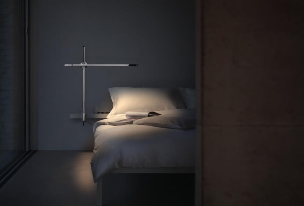 CSYS task lights give hotel guests powerful warm white light.
